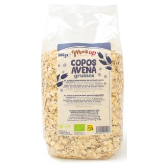 COPOS DE AVENA SIN GLUTEN BIO 400 GR. 100% COMPOSTABLE (THE MUESLI UP)/