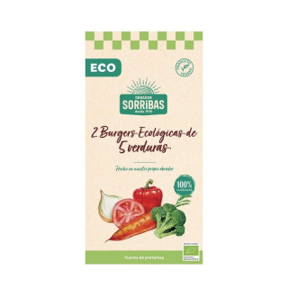 BURGER VERDURAS ECO 160 GR. (SORRIBAS)/