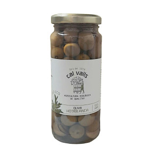 ACEITUNA HOJIBLANCA ECO 350 GR. (CAL VALLS)/