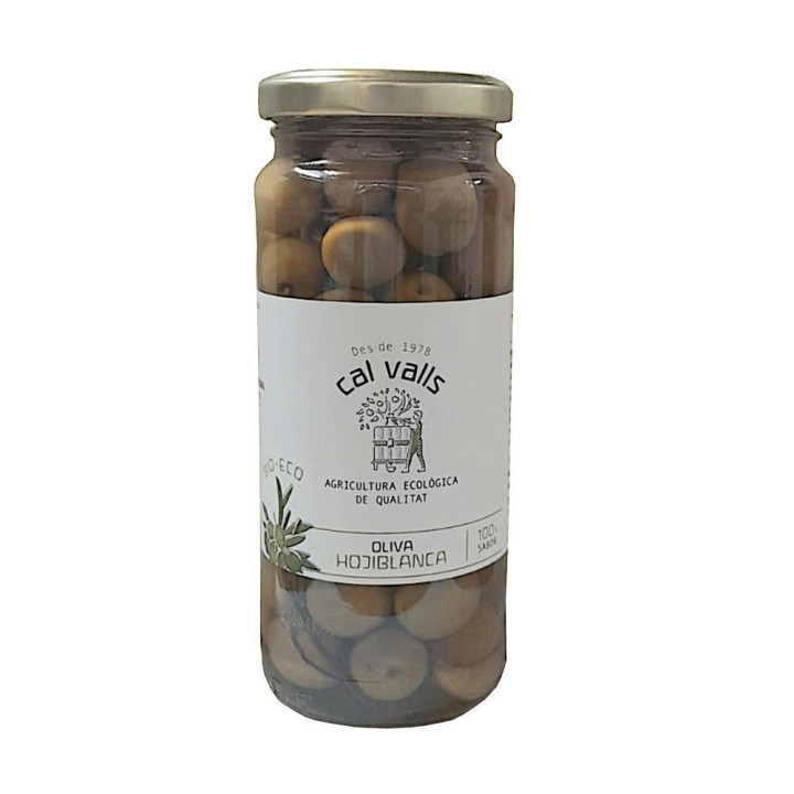 ACEITUNA HOJIBLANCA ECO 350 GR. (CAL VALLS)/