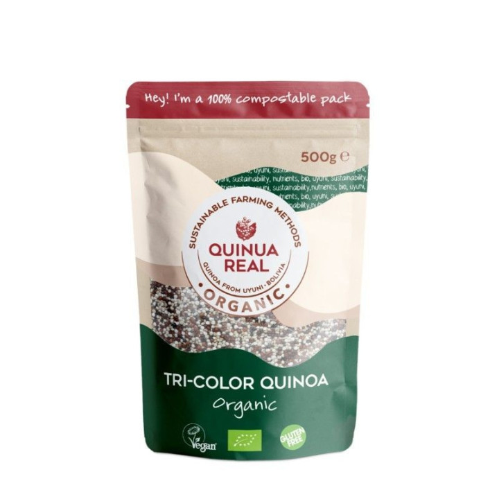 QUINUA REAL TRES COLORES SIN GLUTEN BIO 500 GR. (QUINUA REAL)/