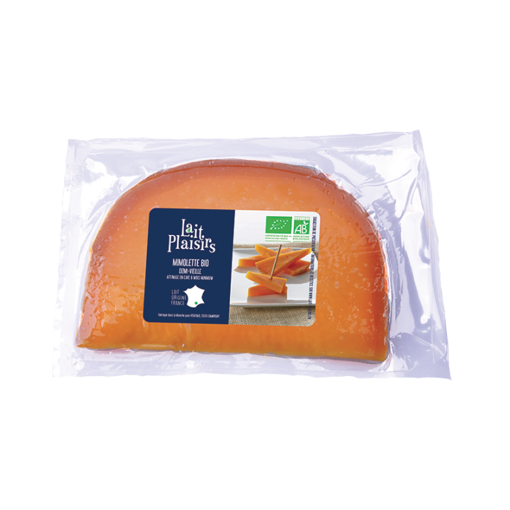 MIMOLETTE DEMI-VIEILLE 27% M.G./PF 200 GR. (LAIT PLAISIRS)/