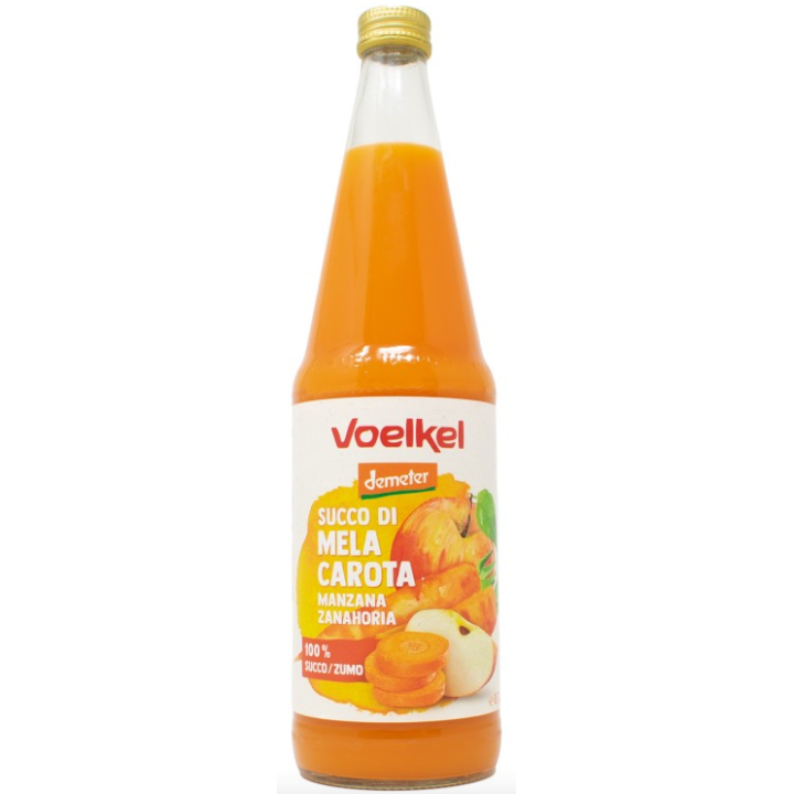 ZUMO DE MANZANA Y ZANAHORIA DEMETER BIO 700 ML. (VOELKEL)/