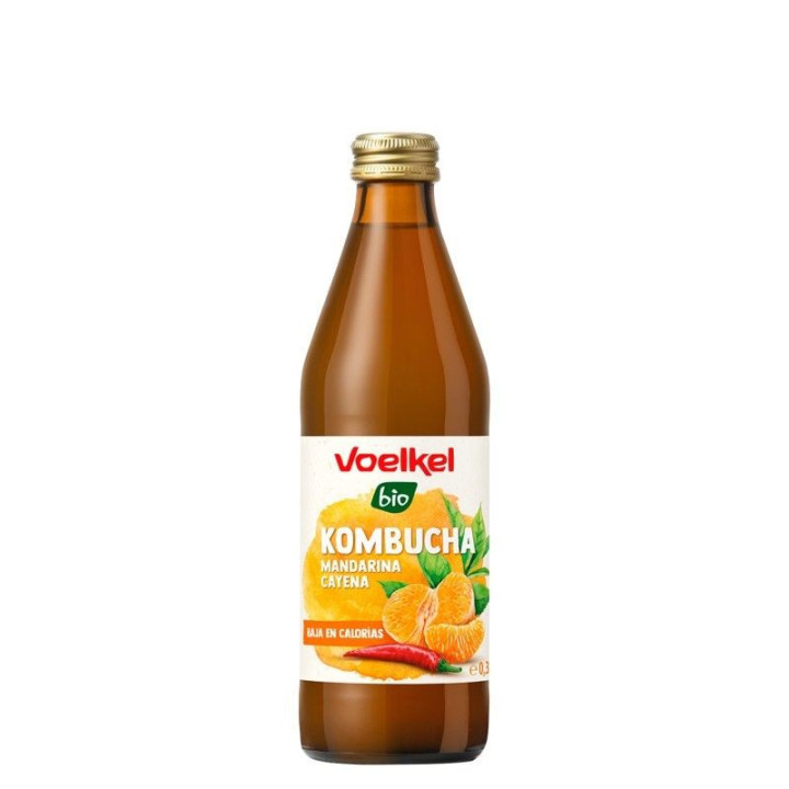 KOMBUCHA MANDARINA Y CAYENA BIO 330 ML. (VOELKEL)/