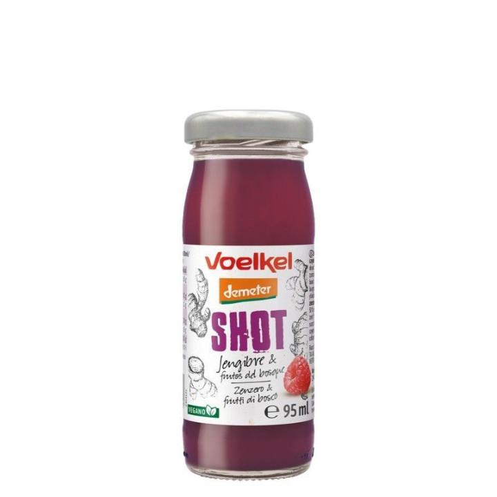 SHOT DE JENGIBRE FRUTOS DEL BOSQUE DEMETER 95 ML. (VOELKEL)/