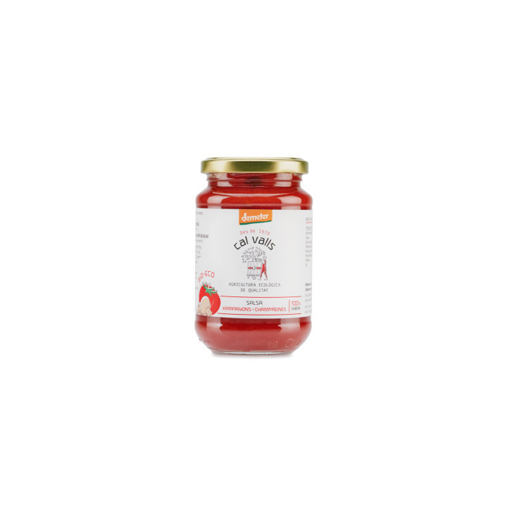 SALSA DE TOMATE CON CHAMPIÑONES DEMETER 250 GR. (CAL VALLS)/