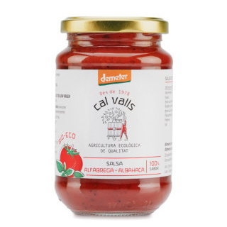 SALSA DE TOMATE CON ALBAHACA ECO 350 GR. (CAL VALLS)/