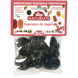 REGALIZ ESPIRAL 75 GR. (NATURSOY)