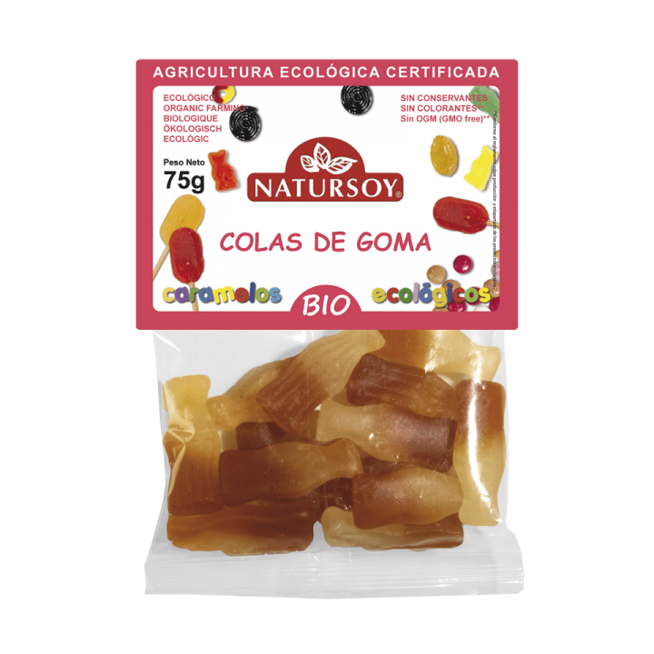 COLAS DE GOMA 75 GR. (NATURSOY)
