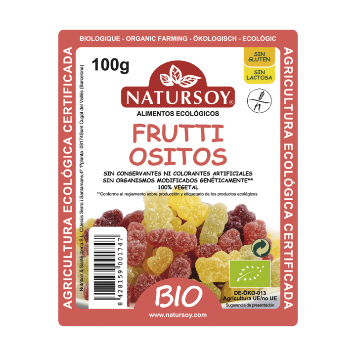 FRUTTI OSITOS 100 GR. (NATURSOY)