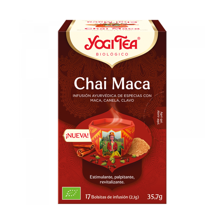 YOGI TEA CHAI MACA 17 FILTROS. 35,7 GR. (YOGI TEA)/