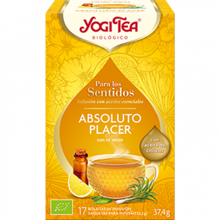 YOGI TEA PARA LOS SENTIDOS ABSOLUTO PLACER 20 FILTROS 42 GR. (YOGI TEA)/