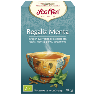 YOGI TEA REGALIZ Y MENTA 17 X 1,8 GR. (YOGI TEA)/