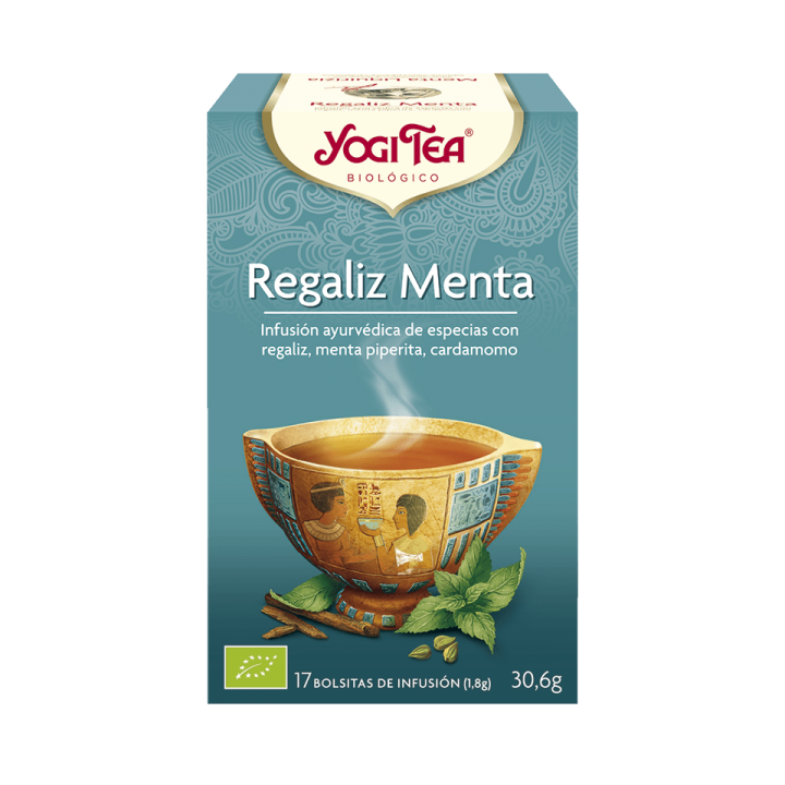 YOGI TEA REGALIZ Y MENTA 17 X 1,8 GR. (YOGI TEA)/