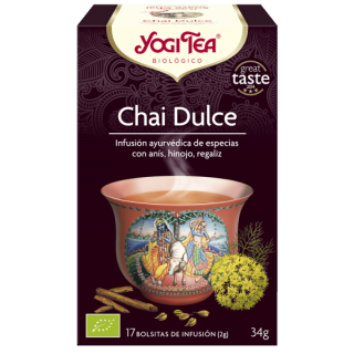 YOGI TEA CHAI DULCE 17 X 2 GR. (YOGI TEA)/