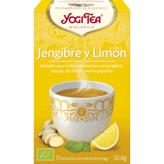 YOGI TEA JENGIBRE Y LIMON 17 X 1,8 GR. (YOGI TEA)/
