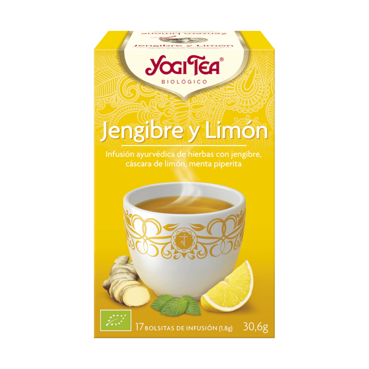 YOGI TEA JENGIBRE Y LIMON 17 X 1,8 GR. (YOGI TEA)/