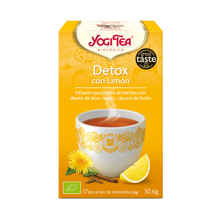 YOGI TEA DETOX CON LIMON 17 X 1,8 GR. (YOGI TEA)/