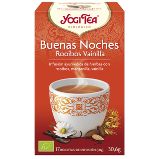 YOGI TEA BUENAS NOCHES ROOIBOS VAINILLA 17 X 1,8 GR. (YOGI TEA)/