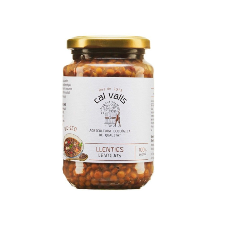 LENTEJA COCIDA ECO 350 GR. (CAL VALLS)/