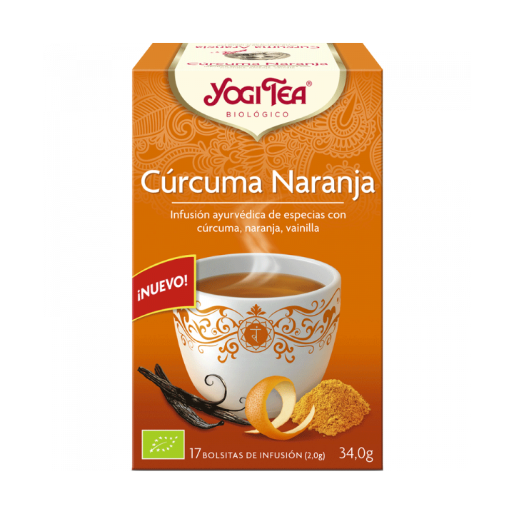 YOGI TEA CURCUMA Y NARANJA 17 X 1,8 GR. (YOGI TEA)/