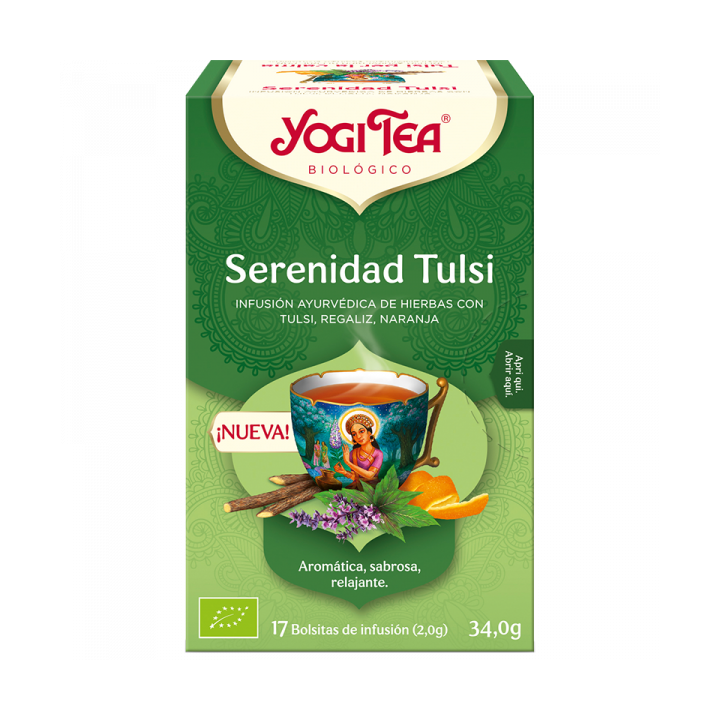 YOGI TEA SERENIDAD TULSI 34 GR. (YOGI TEA)/
