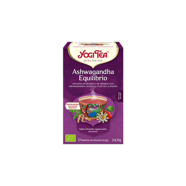 YOGI TEA ASHWAGANDHA EQUILIBRIO BIO 17 X 2 GR. (YOGI TEA)/