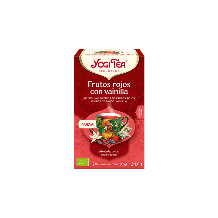 YOGI TEA FRUTOS ROJOS CON VAINILLA ECO 17 X 2 GR. (YOGI TEA)/