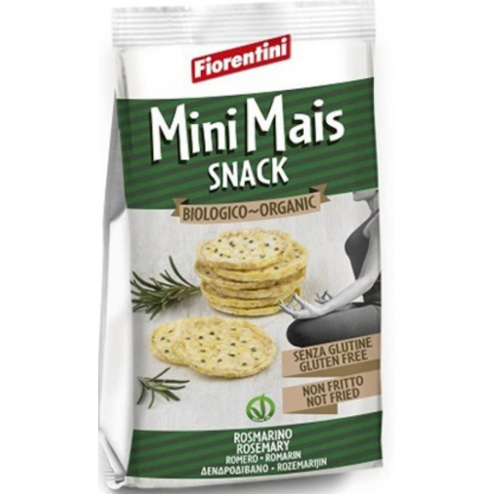 SNACKS MINI TORTITAS DE MAIZ AL ROMERO 50 GR. (FIORENTINI)/