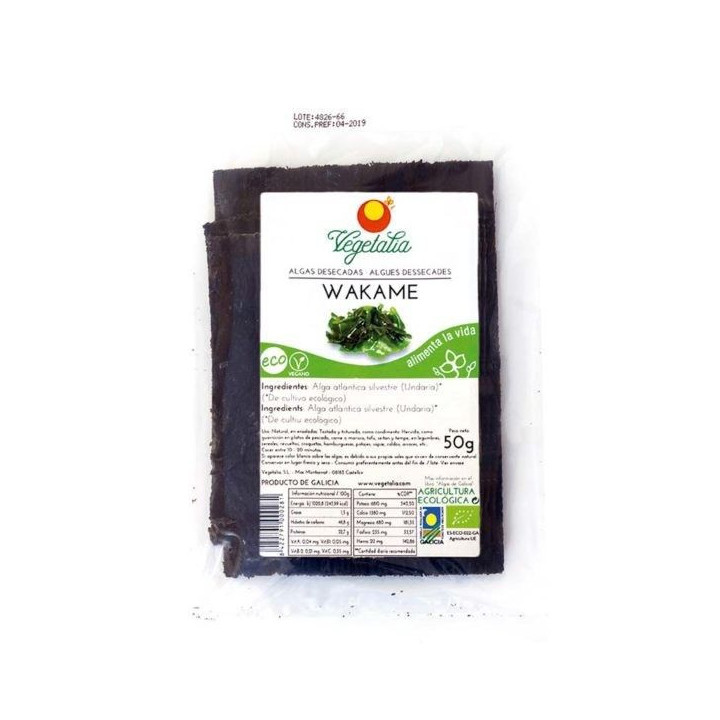 WAKAME BIO CRAEGA 50 GR. (VEGETALIA)/