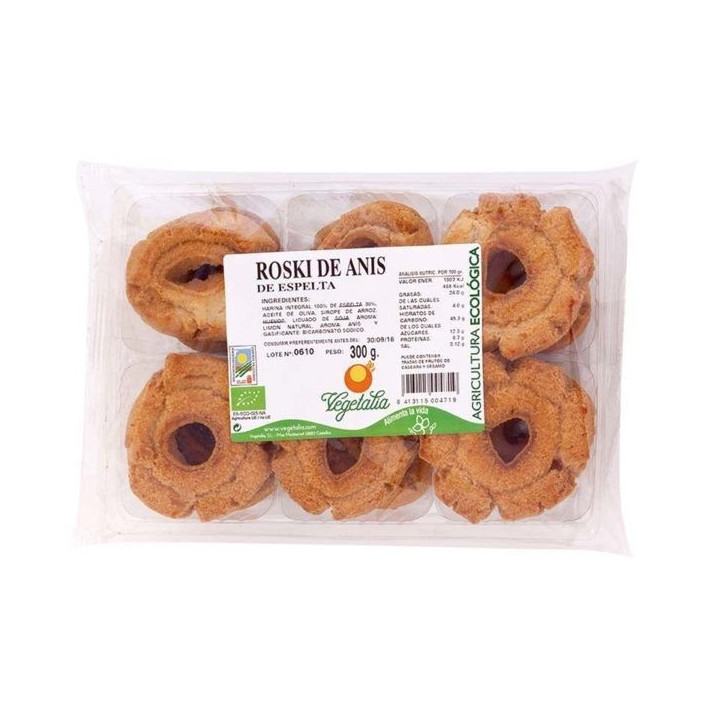 ROSQUILLAS DE ESPELTA CON ANIS 300 GR. (VEGETALIA)/
