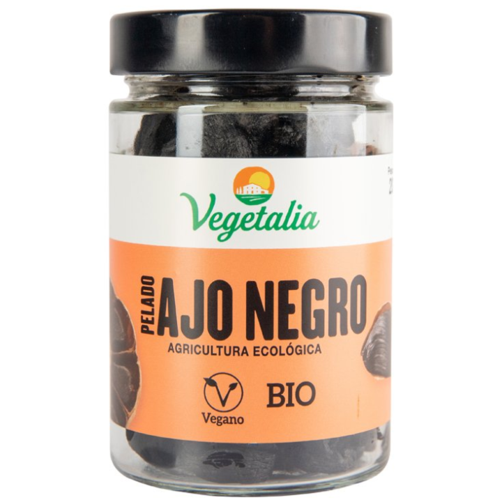 AJO NEGRO PELADO 200 GR. (VEGETALIA)/