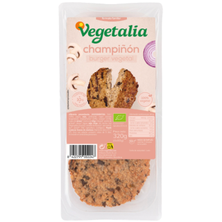 VEGEBURGUER 160 GR. DE TOFU Y CHAMPIÑON BIO (VEGETALIA)/