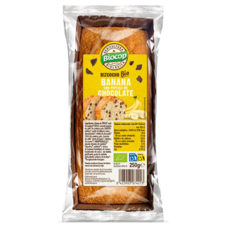 BIZCOCHO BANANA CHIPS CHOCO ECO 250 GR. (BIOCOP)/