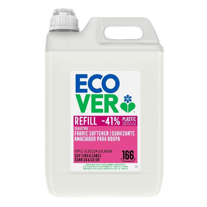 SUAVIZANTE FLOR MANZANA ALMENDRA 5 LT. (ECOVER)/