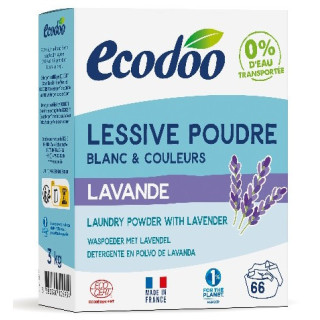 DETERGENTE POLVO LAVANDA 3 KG. (ECODOO)/