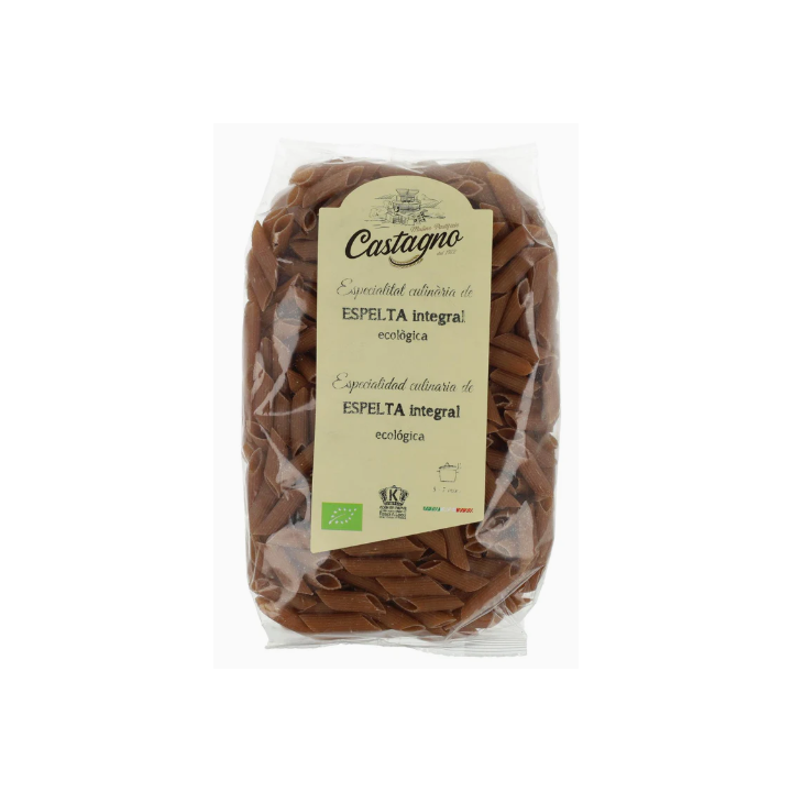 MACARRON DE ESPELTA INTEGRAL DICOCCUM  ECO 500 GR. (CASTAGNO)/