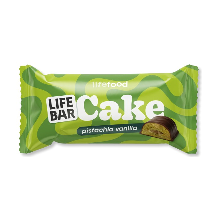 CAKE PISTACHO Y VAINILLA SIN GLUTEN ECO 35 GR. (LIFE FOOD)