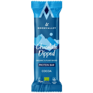 BARRITA DE PROTEINA CON CHOCOLATE Y CACAO ECO 50 GR. (MOONVALLEY) (12)