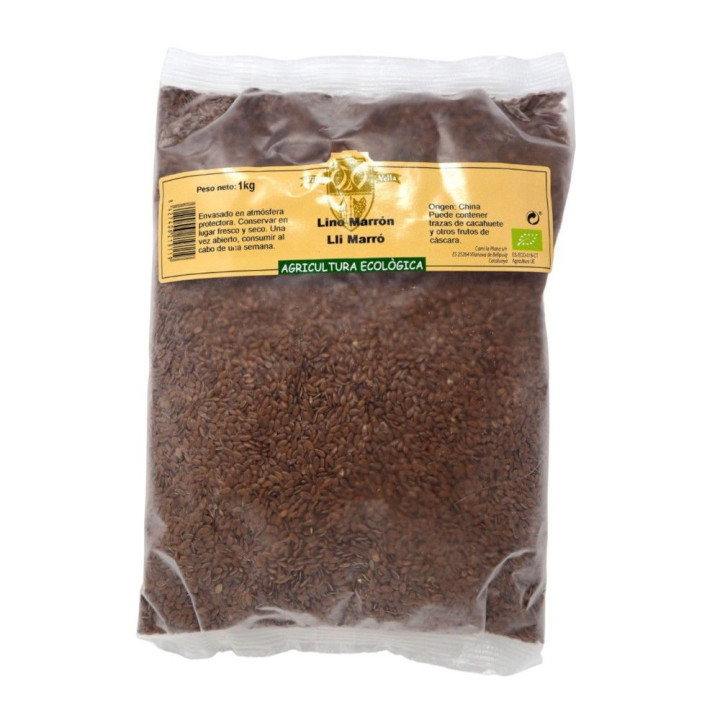 SEMILLAS DE LINO MARRON ECO 1 KG. (CAL VALLS)
