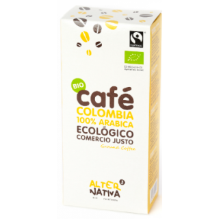 CAFE ARABICA COLOMBIA MOLIDO SIN GLUTEN ECO 250 GR. (ALTERNATIVA3)