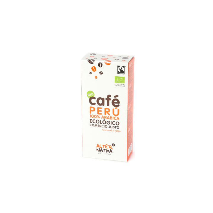 CAFE ARABICA PERU MOLIDO SIN GLUTEN ECO 250 GR. (ALTERNATIVA3)