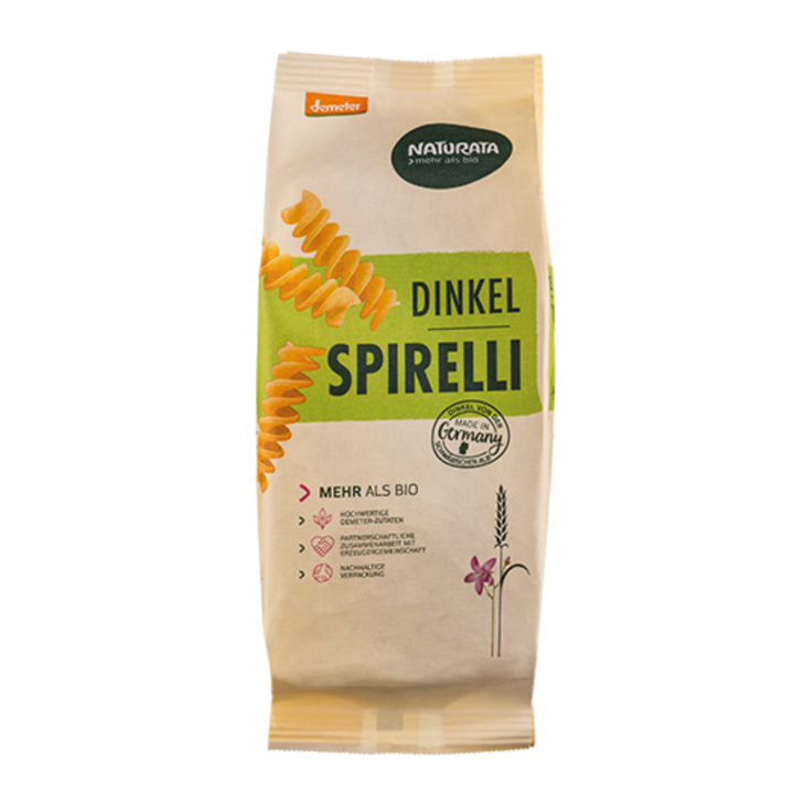 ESPIRAL DE ESPELTA DEMETER 500 GR. (NATURATA)/