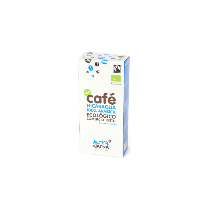 CAFE ARABICA NICARAGUA MOLIDO SIN GLUTEN 250 GR. (ALTERNATIVA3)