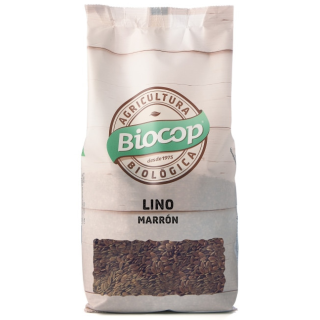 SEMILLAS DE LINO MARRON 500 GR. (BIOCOP)/