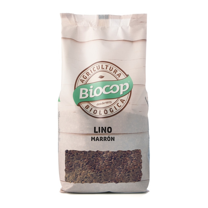 SEMILLAS DE LINO MARRON 500 GR. (BIOCOP)/