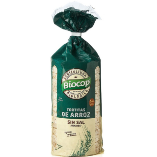 TORTAS DE ARROZ SIN SAL SIN GLUTEN 200 GR. (BIOCOP)/