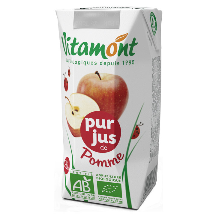 ZUMO DE MANZANA VITAMONT BRICK 6 X 20 CL. (VITAMONT)*.