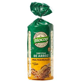 TORTAS DE ARROZ MULTICEREAL SIN GLUTEN 200 GR. (BIOCOP)