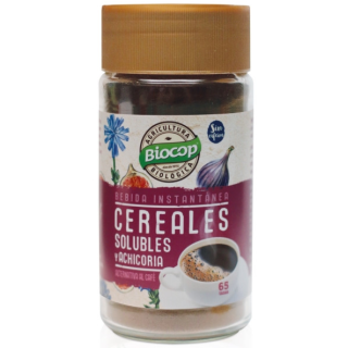 CAFE SOLUBLE DE CEREALES, ACHICORIA E HIGO 100 GR. (BIOCOP)/